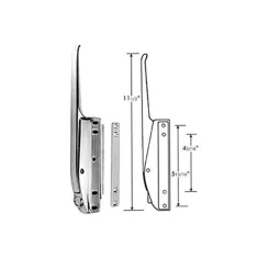 Latch, Magnetic (W/Strike/Lk) for Kason Part# 171C00004