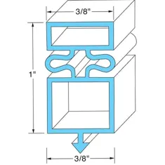 Door Gasket 25 1/8" X 54 1/8" for True Part# 174A
