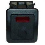Garland 1872400 Switch, Rocker, Dpst, 125V, Red Light
