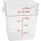 Container Sq Clear 18Qt  for Cambro Part# 18SFSCW135