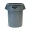 Trash Can-20Gal Gray Rnd  for Rubbermaid Part# 2000GY