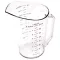 2 Qt Measuring Cup-135 Clear for Cambro Part# 200MCCW135