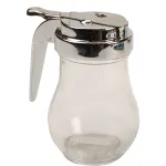 206 Vollrath - Stylish Glass Server with Chrome Top