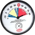 Cooper Atkins 212-159-8 12 COOLER/FREEZER THERMOMETER -10/80 F W/ HUMIDIT