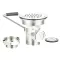 Waste Drain - 3-1/2" Sink Opening, Twist For Power Soak Systems Part# 212-2060