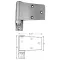 Hinge Non Reversible Lef for AllPoints Part# 21455