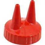 Lid,Ketchup (Double-Tip, Red) for Vollrath Part# 2200-02
