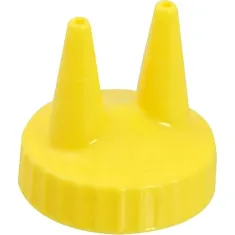 Lid,Mustard(Double-Tip,Yellow) for Vollrath Part# VOL2200-08