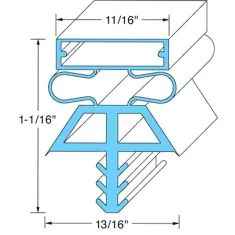 Door Gasket for Vollrath/Idea-medalie Part# 22525-1075