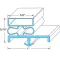 Door Gasket for Kolpak Part# 225941075