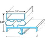 74-1072 - DOOR GASKET 36" X 78 1/2" LH