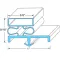 Door Gasket for Kolpak Part# 226141075