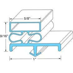 Door Gasket for Kolpak Part# 226151075