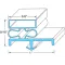 Door Gasket for Kolpak Part# 226151075