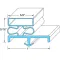 Door Gasket for Vollrath/Idea-medalie Part# 22619-1075
