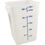 Container(Square,22 Qt,White) for Cambro Part# 22SFSP-148