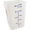 Container(Square,22 Qt,White) for Cambro Part# 22SFSP-148