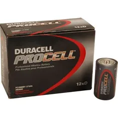 Battery, Size"D", Pk/12 , Alkaline for AllPoints Part# 2531300