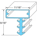 Kolpak 255671075 Door Gasket, 34 X 78, 3 Sided