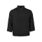 3Xl Lw Chef Coat Black Long Sleeve for AllPoints Part# 2577BLK3XL