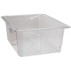 Colander Food Pan 1/2X5 Clear for Cambro Part# CAM25CLRCW135