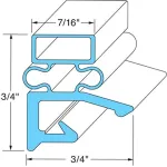 Door Gasket 24-1/2" X 29-1/2" for Hobart Part# 265746-2