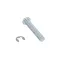 Axle,Flat Head , 3/8"Dia,W/Clip for AllPoints Part# 2791028