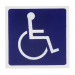 Sign,Handicap , Blue 3X3" for AllPoints Part# 2801128
