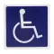 Sign,Handicap , Blue 3X3" for AllPoints Part# 2801128