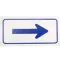 Sign,Arrow , 6X12",Blue/White for AllPoints Part# 2801197