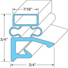 Door Gasket for Vulcan Hart Part# 280984-00002
