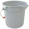 Bucket,Sanitizer (10 Qt, Gray) for Rubbermaid Part# FG296300GRAY