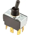 Switch,Toggle On/Mom/On, Blk for Lang Part# LG30303-16