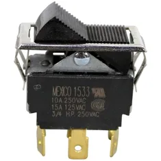 Switch, On/Off Blackrocker for Star Mfg Part# 2E-45651