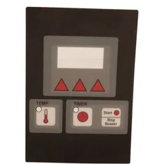 Label,timer-temp Control for Star Mfg Part# 2M-60301-58