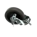 Caster, Swivel Stem , 4-5/8", W/ Brake for Star Mfg Part# 2P-Z20782