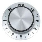 Infinite Dial 1-7/8 D, Off-Lo-2-8-Hi for Star Mfg Part# 2R200702