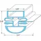 Door Gasket for Turbo Air Part# 30223M0100