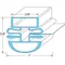 Door Gasket for Turbo Air Part# 30223M0200