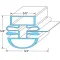 Door Gasket for Turbo Air Part# 30223P0100