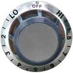 30372 Wells - Durable 2-3/8" Dial Knob Replacement