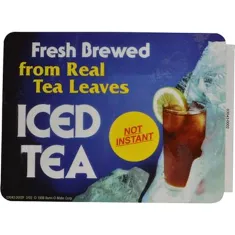 Decal,Iced Tea (Fresh Brewed) for Bunn-O-Matic Part# 3043.0002