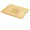 Lid Hot 1/3 Notched-150 Amber for Cambro Part# 30HPCHN-150
