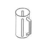 Container (s/s) for Hamilton Beach Part# 31109110000