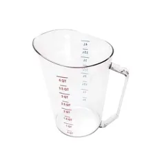 Cup, Measuring (4 Qt,Clr Plst) for Cambro Part# 400MCCW135