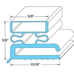 Door Gasket for Traulsen Part# 341-04505-00