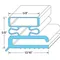 Door Gasket for Traulsen Part# 341-04505-03