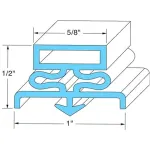 Door Gasket for Traulsen Part# 341-09504-00