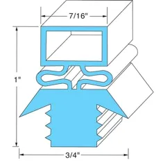 Door Gasket for Traulsen Part# 341-27564-00