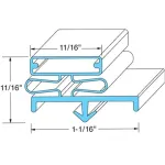 341-60059-00 Traulsen - Durable Door Gasket Replacement